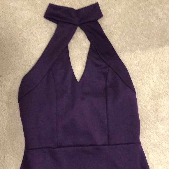 Charlotte Russe Dresses & Skirts - Purple Charlotte Russe halter dress